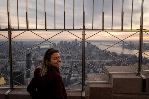 Empire State Building observatory - 86th-floor sunset