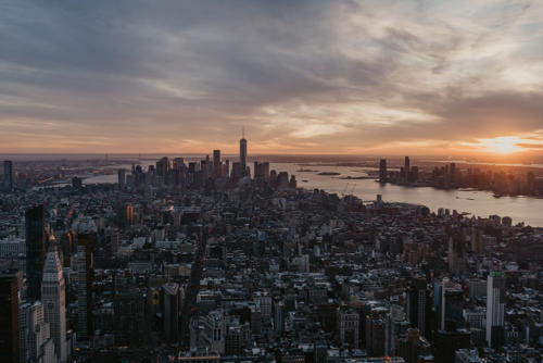 Empire State Building observatory - 86th-floor sunset